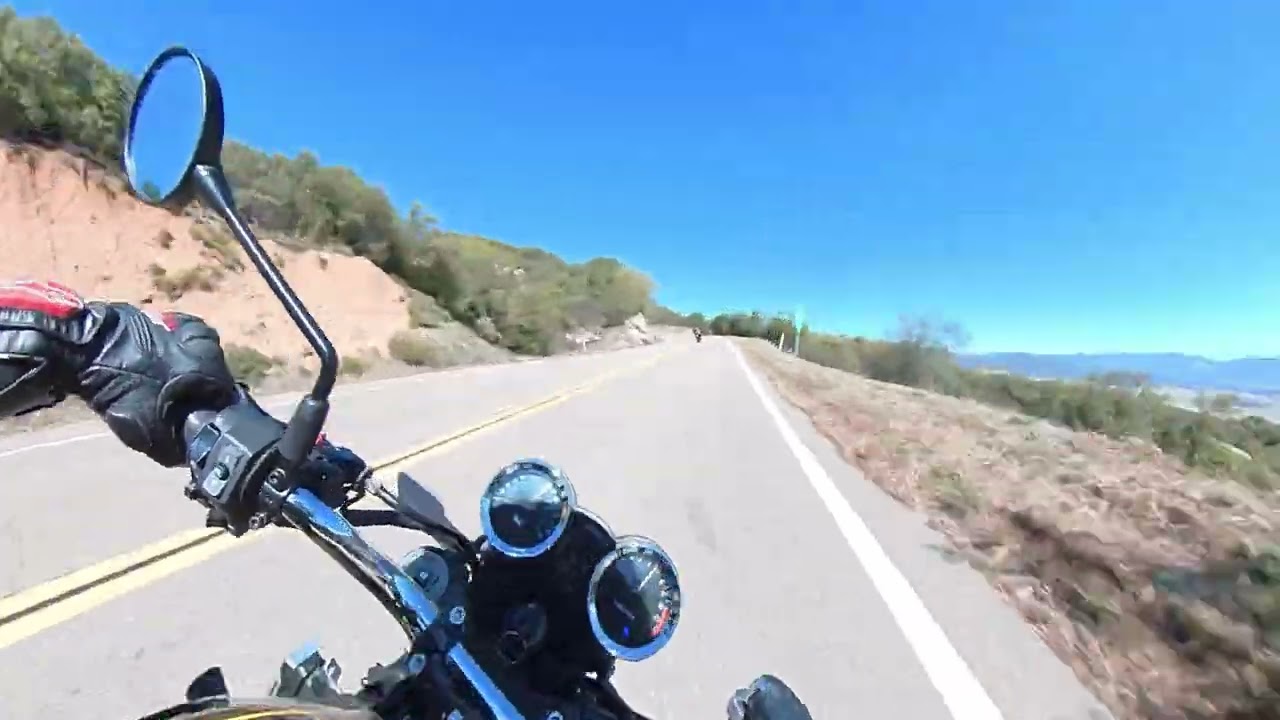 Z900RS East Grade Fun Run. Palomar Mountain Twisties