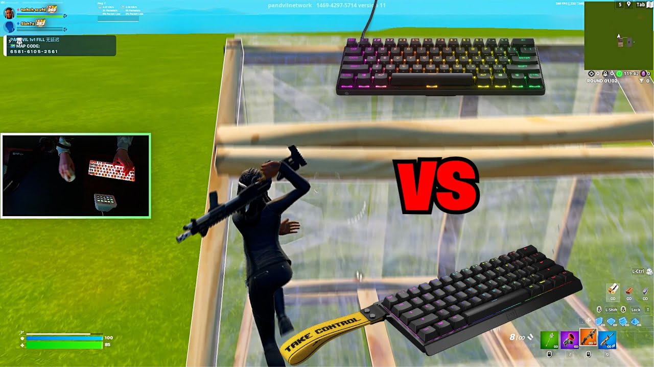 Wooting 60HE vs Apex Pro Mini ASMR Chill🤩Satisfying Gameplay (Fastest Keyboards for Fortnite!)