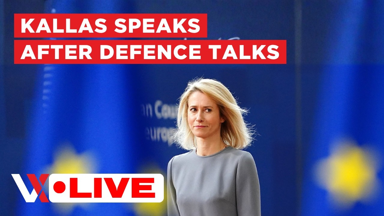 LIVE | Kaja Kallas Holds News Conference After EU Defence Ministers Meeting In Brussels | VERTEX