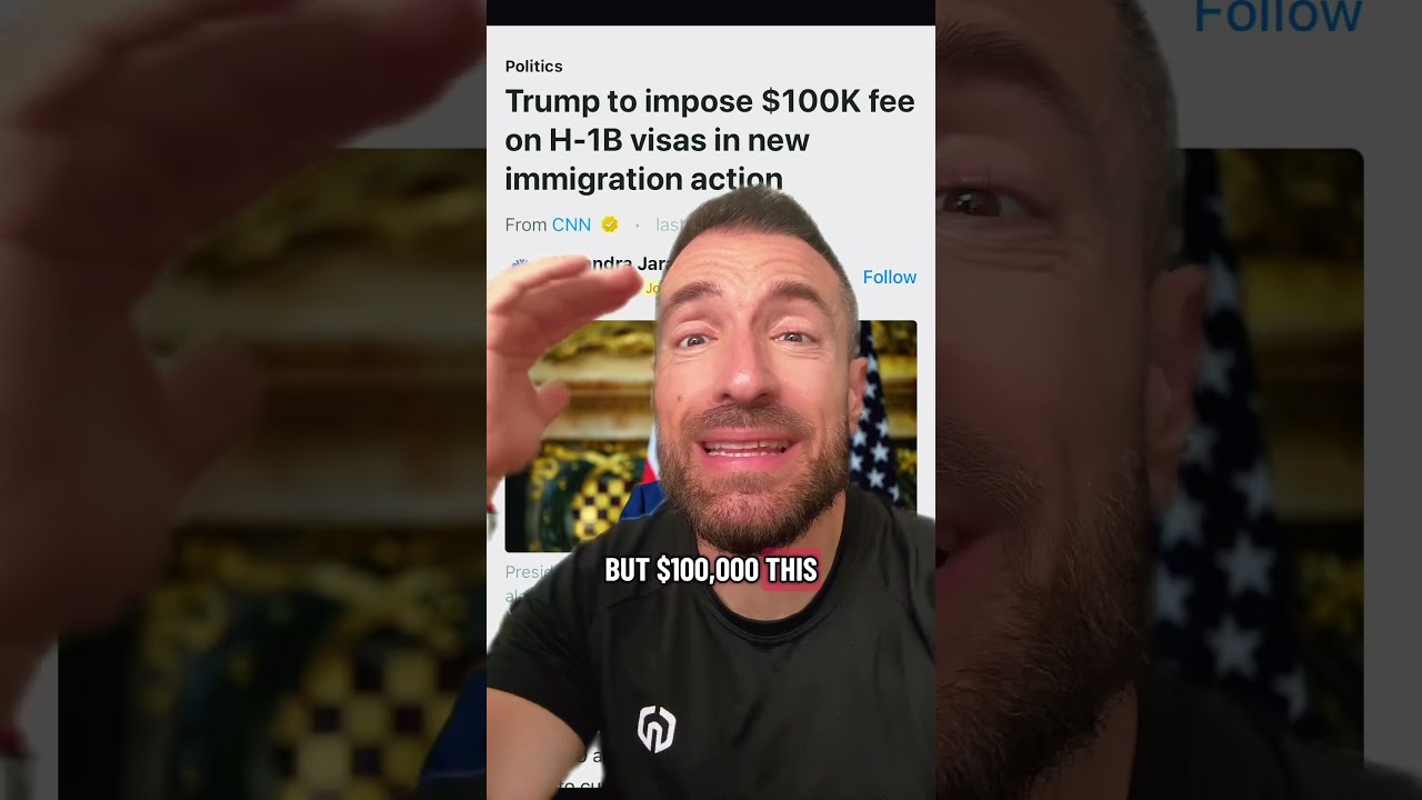 Введен сбор за подачу заявления на визу H1B в размере 100 000 долларов США! #иммиграция #визаH1B