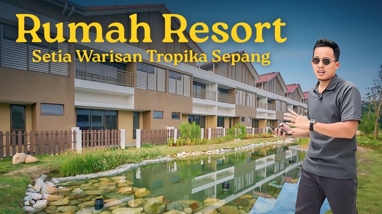 Tasik di Rumah macam Resort | Setia Warisan Tropika Kota Warisan Sepang 20x70 RM670k Nego ‼️