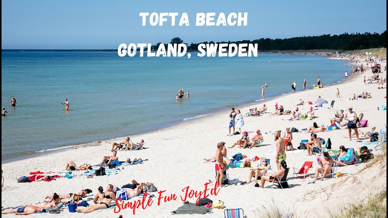 TOFTA BEACH - can be found just 20 kilometres south of Visby, Gotland in Sweden