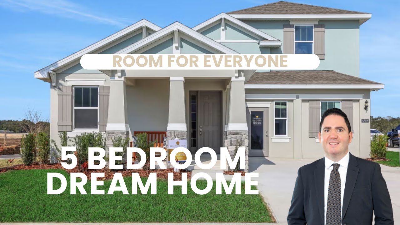 5 Bedroom Family Dream Home Tour | Anna Maria Floorplan with Bonus Space