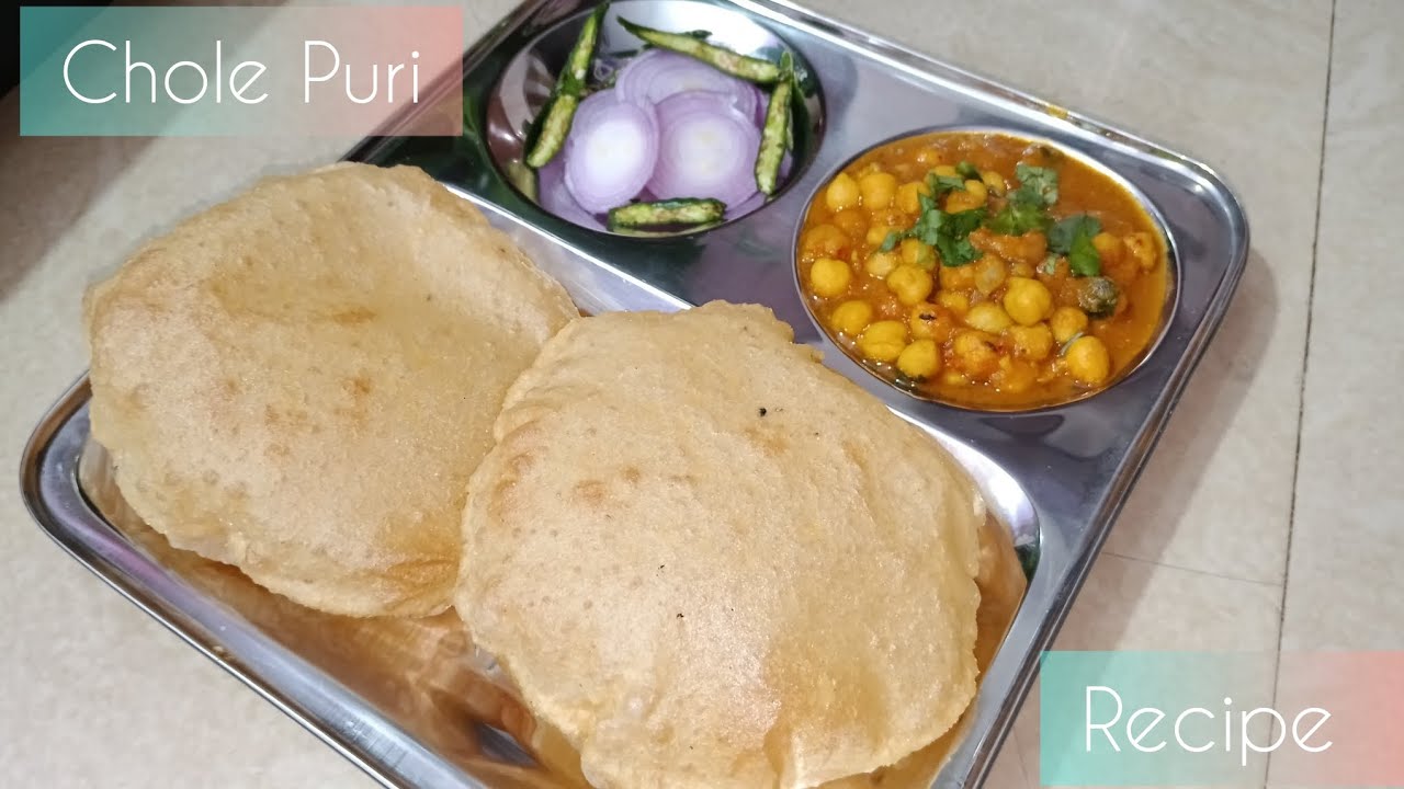 Tasty and Spicy Chole Puri Recipe | Chole Puri | Chole Puri Recipe 