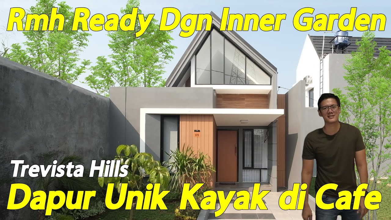 Rumah 1 Lantai Minimalis Dengan Inner Garden Di Trevista Hills Depok