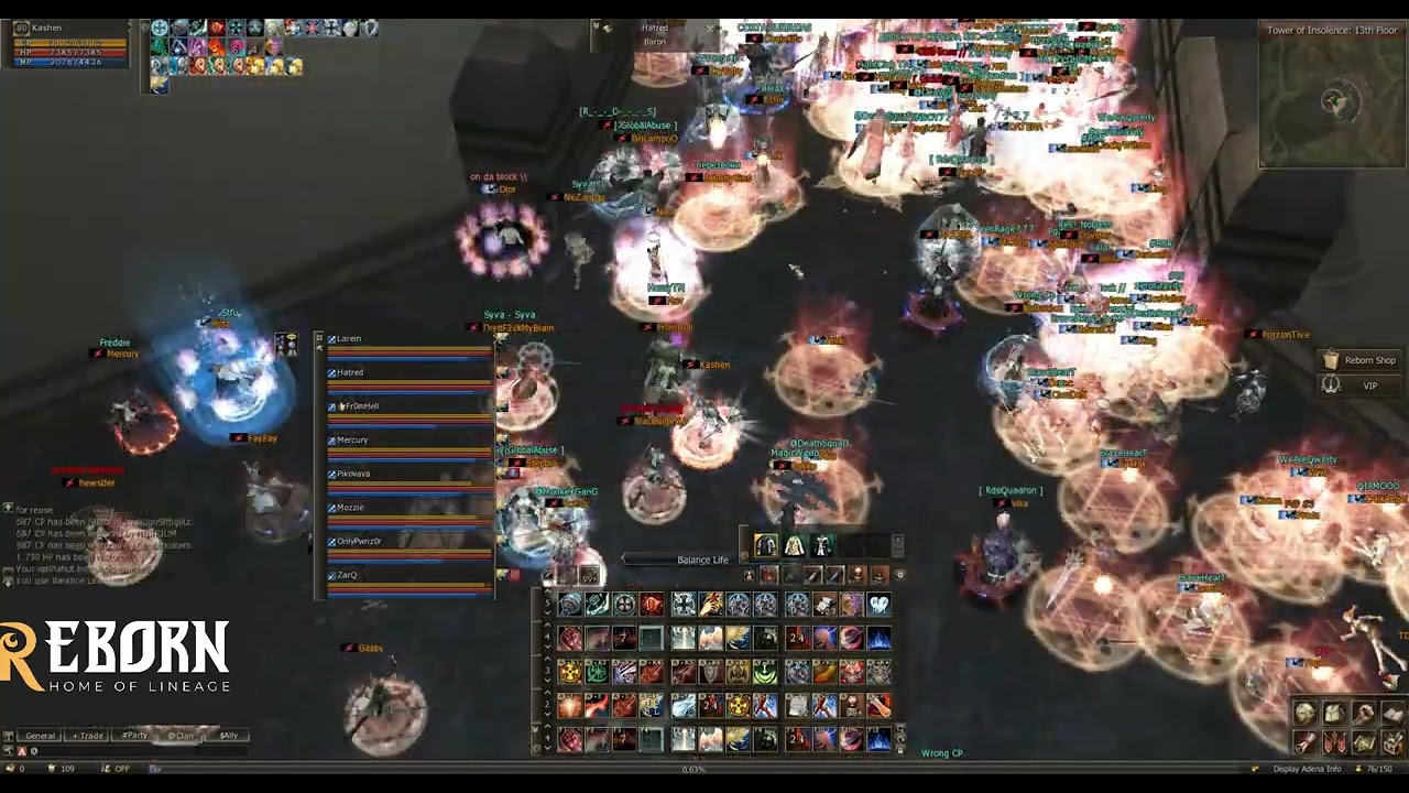 Lineage2 Reborn x10 BAIUM ALL Fights Revolution clan 2025