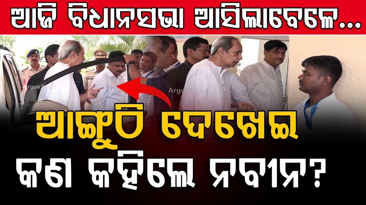 ନବୀନ କଣ କହିଲେ.. | What Did Naveen Patnaik Say Outside Odisha Assembly? BJD Odisha | Argus News