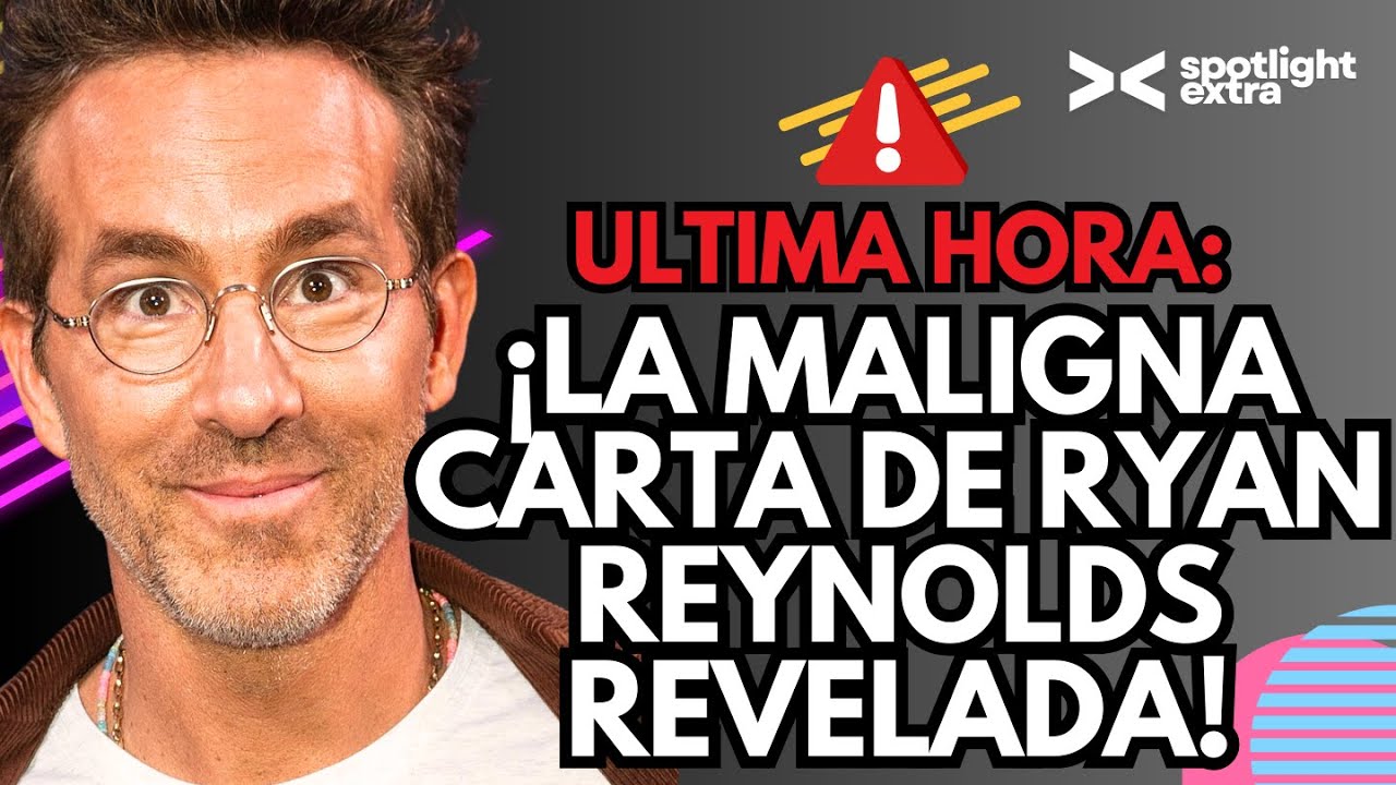 BOMBA: ¡La evidencia MÁS OSCURA de Ryan Reynolds en el caso Blake Lively!