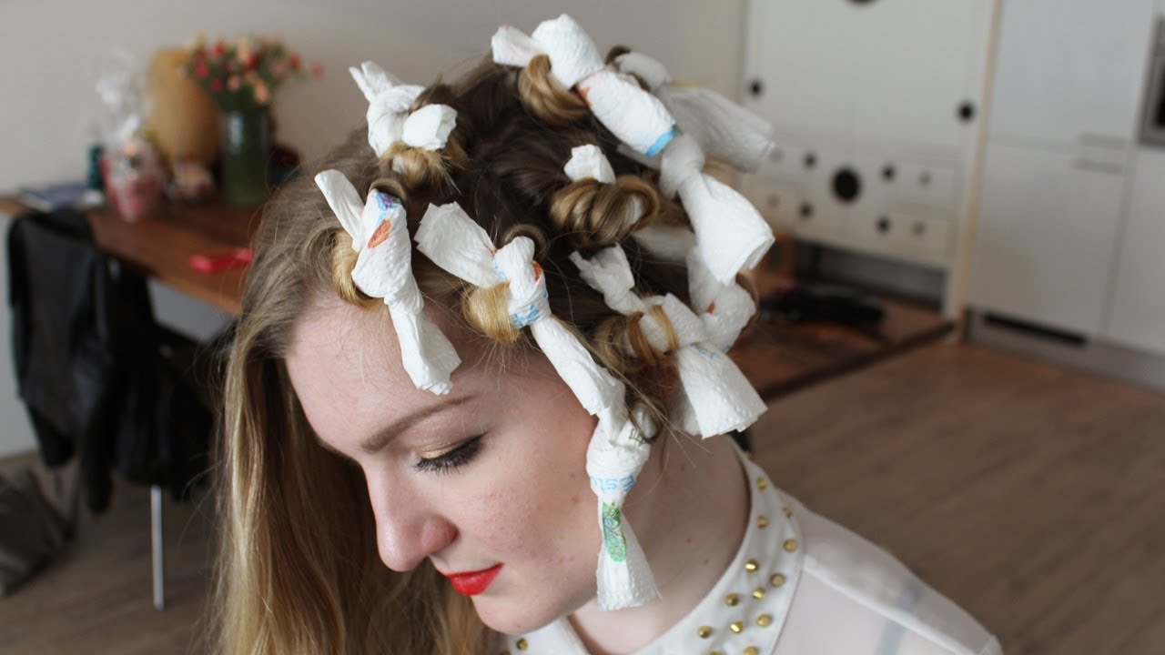 DIY: haar krullen met keukenpapier