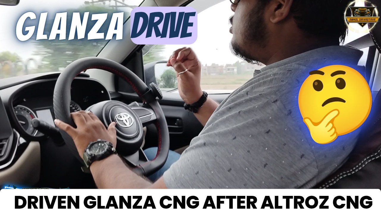 Driven Glanza CNG After The Altroz CNG 😳 | Toyota Glanza Drive