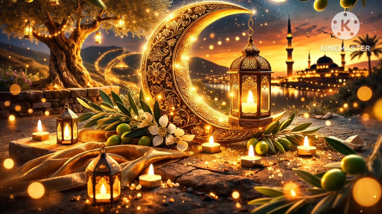 رمضان سحر الهلال والفوانيس 🌙🕯️ | أجواء دافئة تبعث الطمأنينة