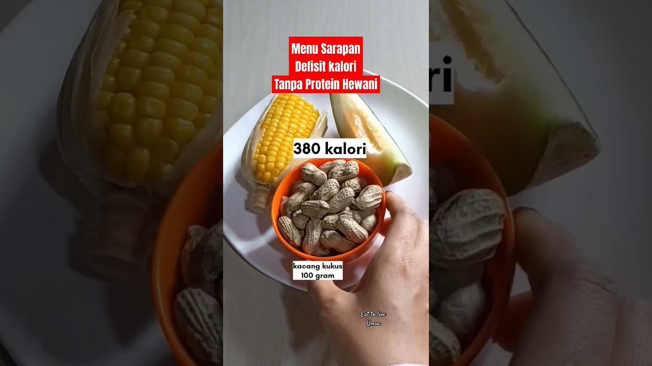 5 Ide Menu Sarapan Defisit Kalori tanpa Protein Hewani #shorts #defisitkalori #dietsehat #menudiet