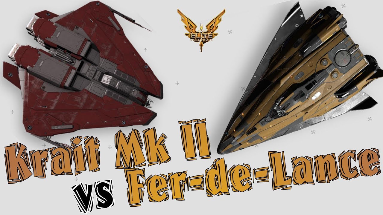Elite:Dangerous. Krait Mk II vs Fer-de-Lance