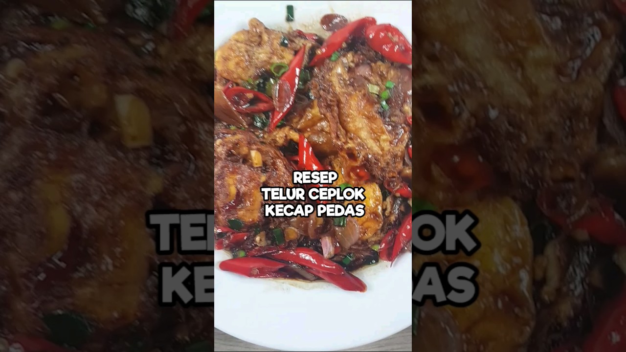 resep telur ceplok kecap pedas #reseptelurkecap