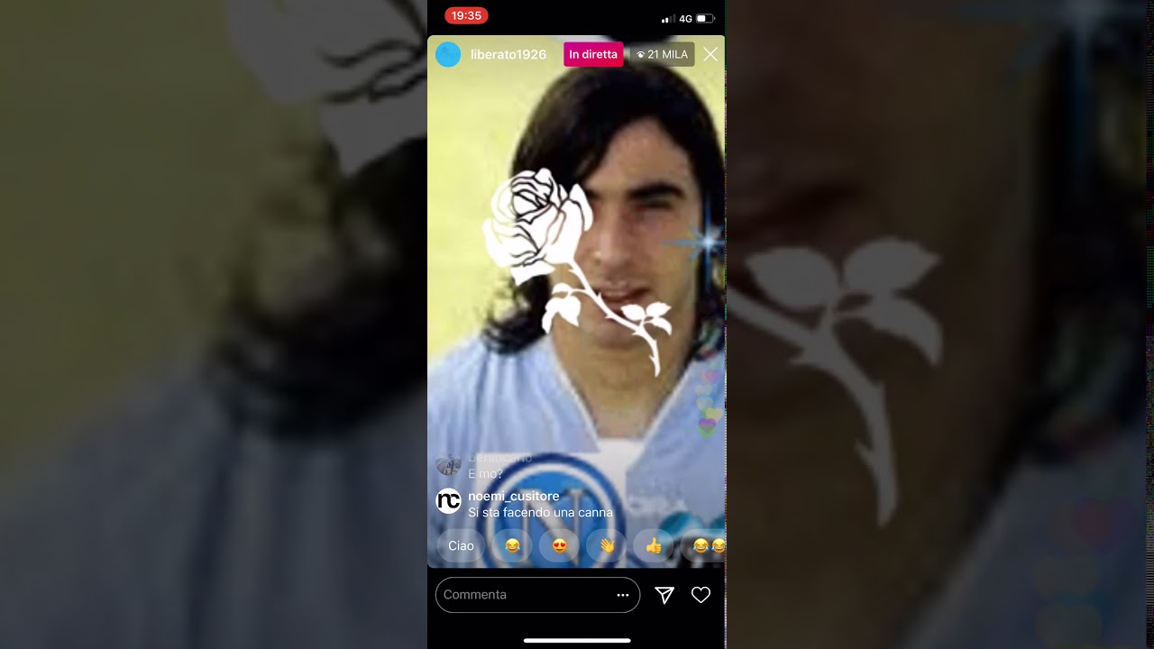LIBERATO  DIRETTA INSTAGRAM