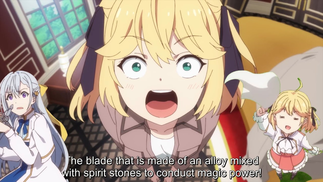 Anis making weapon for Euphy | Tensei Oujo to Tensai Reijou no Mahou Kakumei