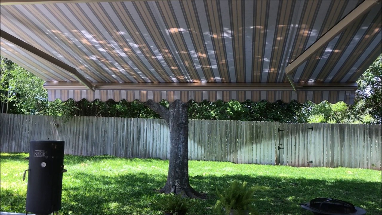 Eclipse Premier Retractable Motorized Awning w/Drop Shade