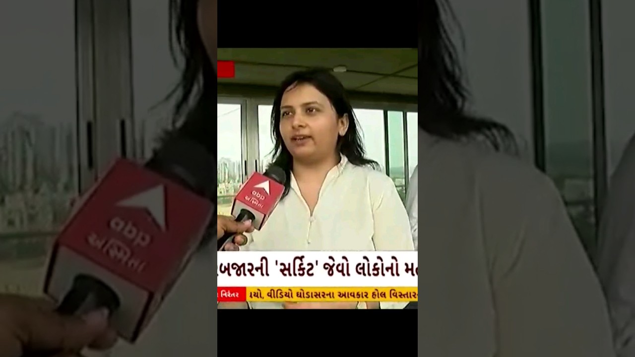 I am on TV! 😄 first news reporting experience #abpnews #abpasmita #election