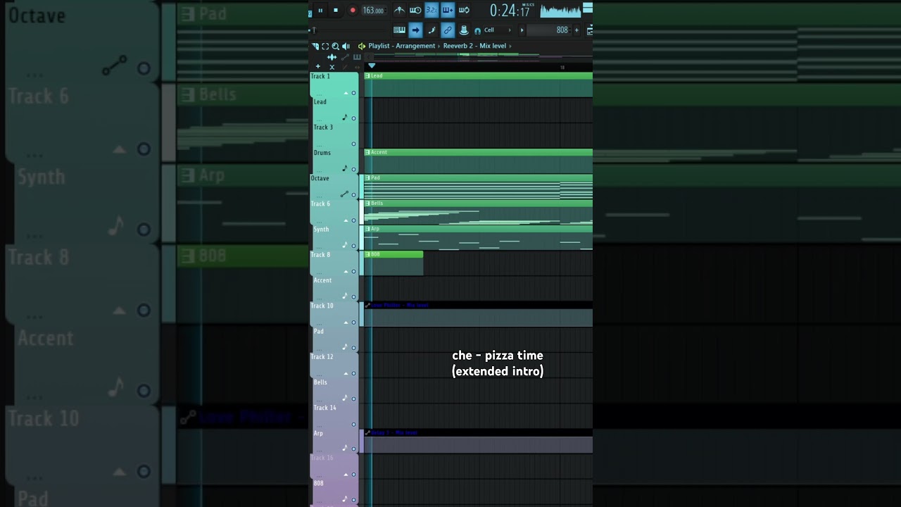 how i produced pizza time by che extended intro #undergroundartist #cheromani #cheromanitypebeat
