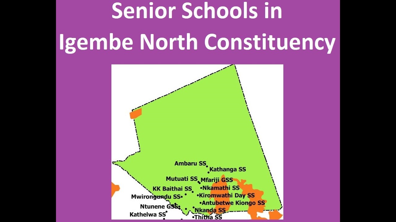 15 Senior Schools in Igembe North [Constituency]