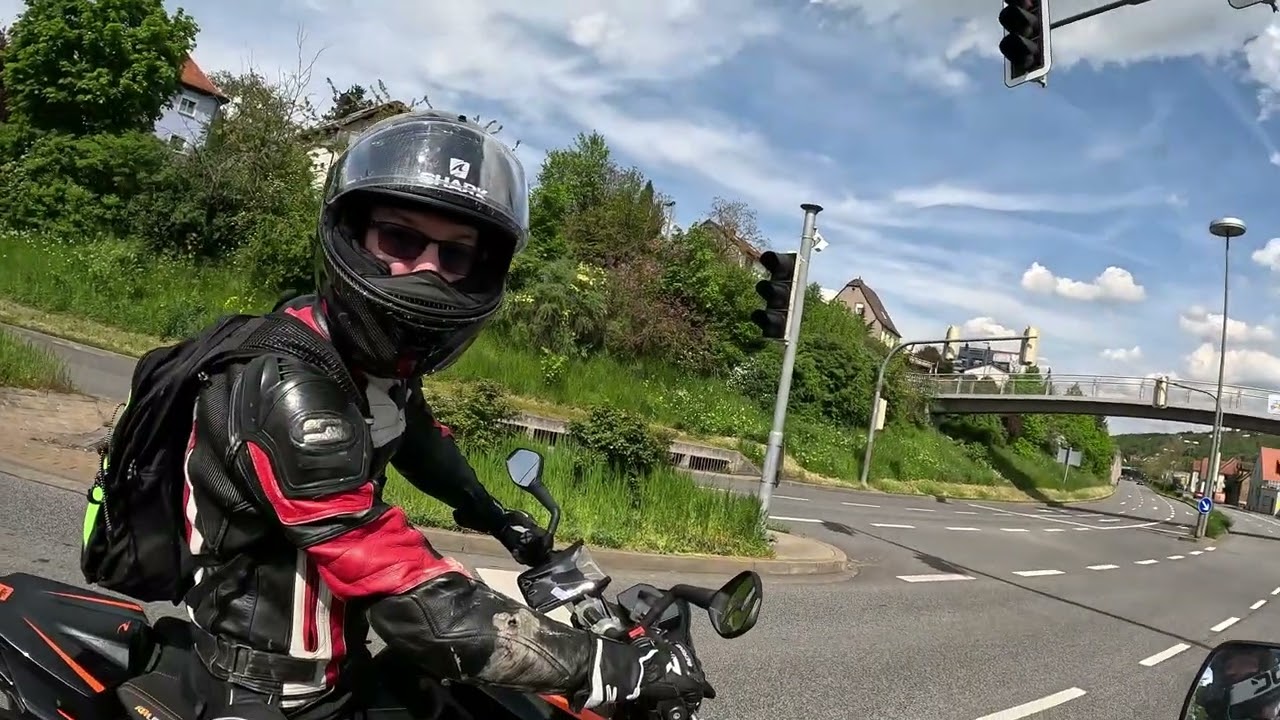 Yamaha TDM 850 Würzburg Tour Mai