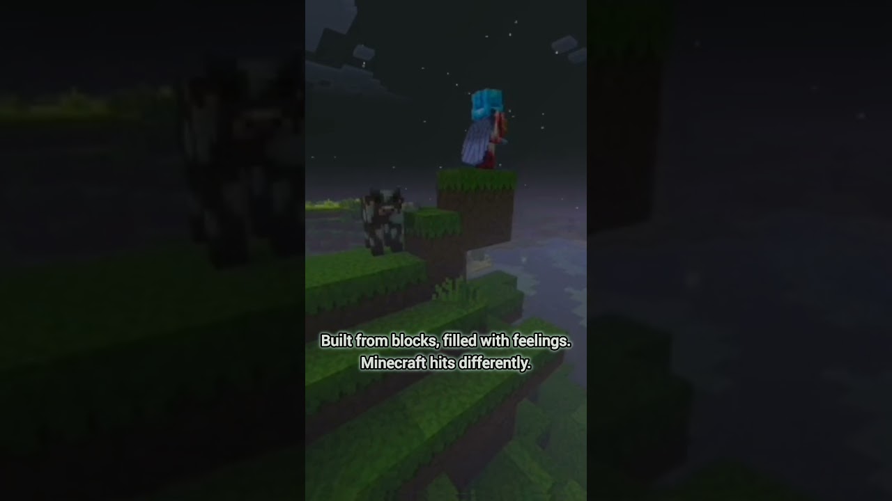 Minecraft hits differently.  