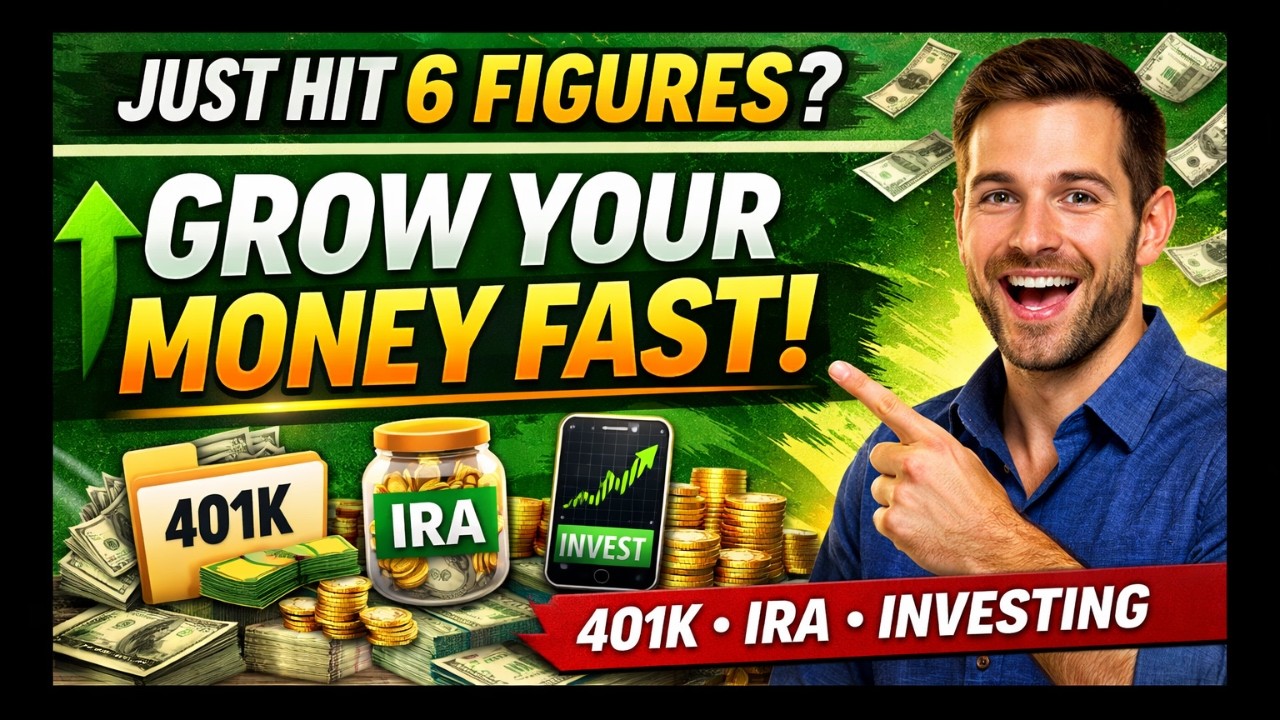Just Hit 6 Figures? The Smartest Way to Grow Your Money FAST 💰 (401k, IRA, Investing)