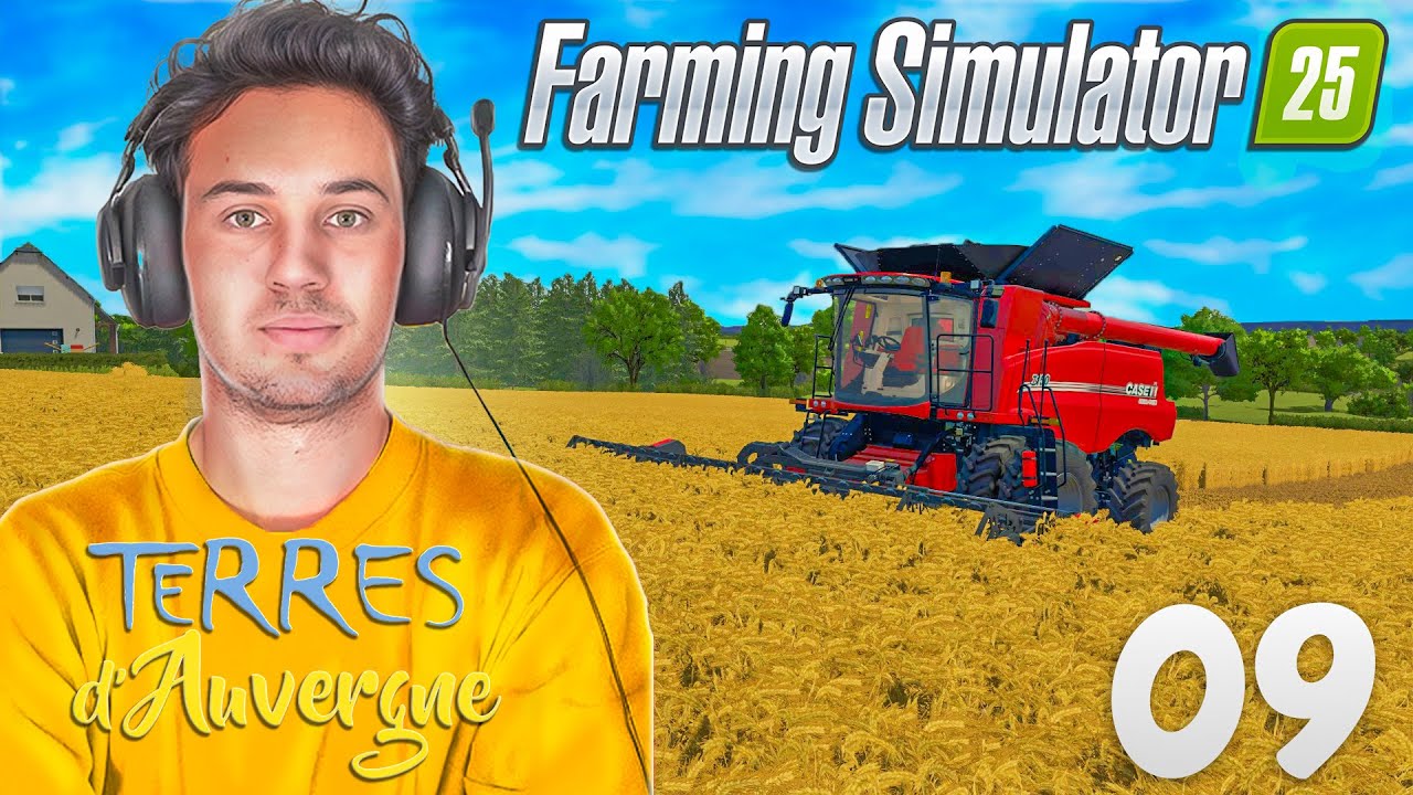 🎬– CETTE NOUVELLE MOISSONNEUSE CHANGE TOUT… 😳🌾 | Farming Simulator 25 – Terres D'Auvergne #9 🌾