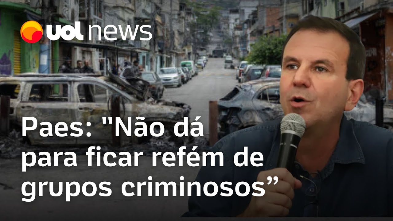 Operação no Rio: Prefeito diz que serviços seguem em funcionamento na cidade: 'Não seremos reféns'