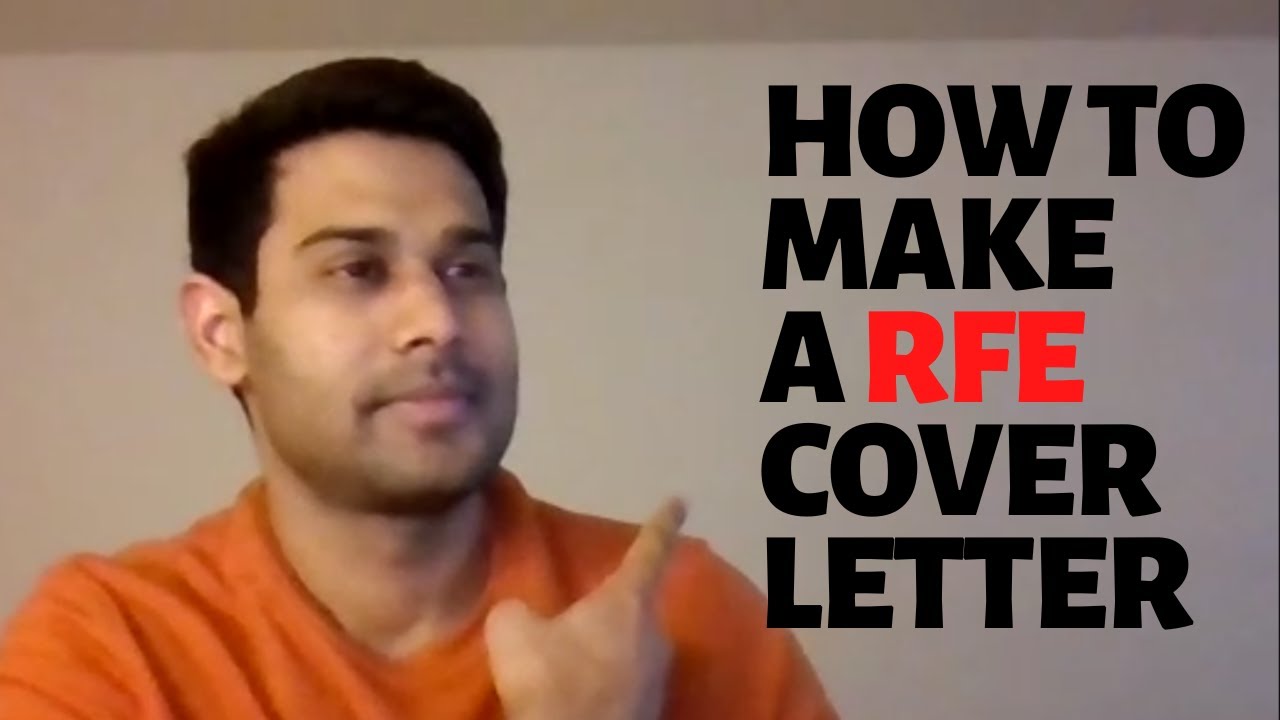 How To Make A RFE Cover Letter - Watch This Before Sending Your Response