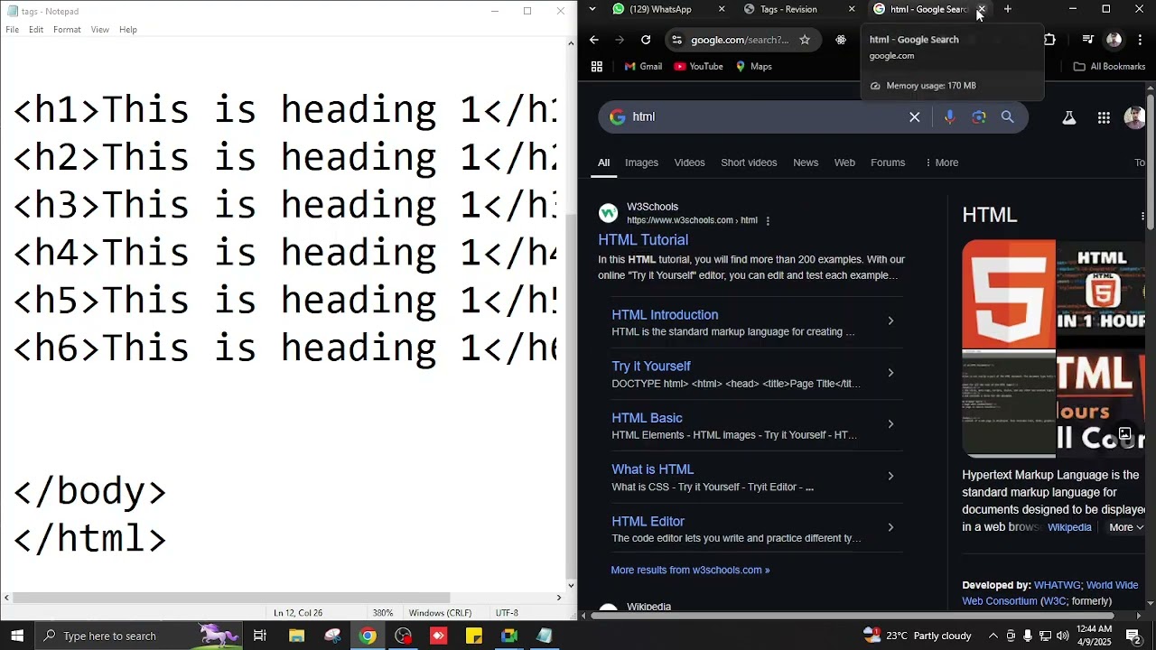 Lists, Images, Videos & Links in HTML | Full Stack Development Course [09 April 2025]