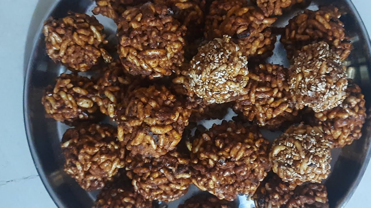 बच्चों का फेवरेट मुरमुरा लड्डू रेसिपी | Healthy Murmura Ladoo | Indian Sweet Recipe