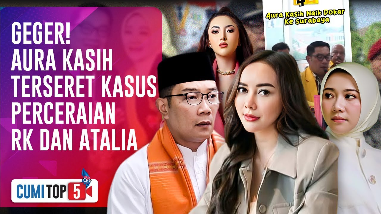 Dari Pantun Hingga 'Miss U R', Ini 5 Tanda Dugaan Kedekatan Ridwan Kamil dan Aura Kasih | CUMI TOP V