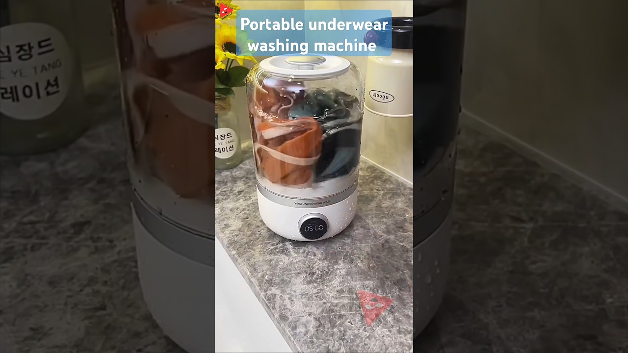 Portable Rechargeable Cordless Mini Washing Machine |#washingmachine #rvtravel #asmr #shorts