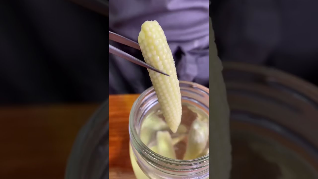 Elotes baby 🌽🤘🏼 Receta f&aacute;cil de ma&iacute;z encurtido