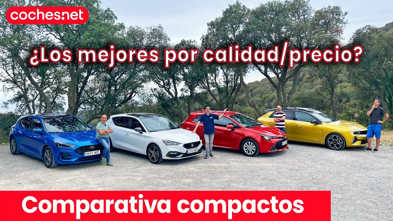 Comparativa Compactos: Toyota Corolla, Opel Astra, Ford Focus, Seat León | Prueba/Review en español