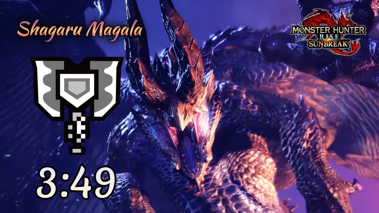 MHR:Sunbreak | M5★ Shagaru Magala 3:49 Solo Charge Blade