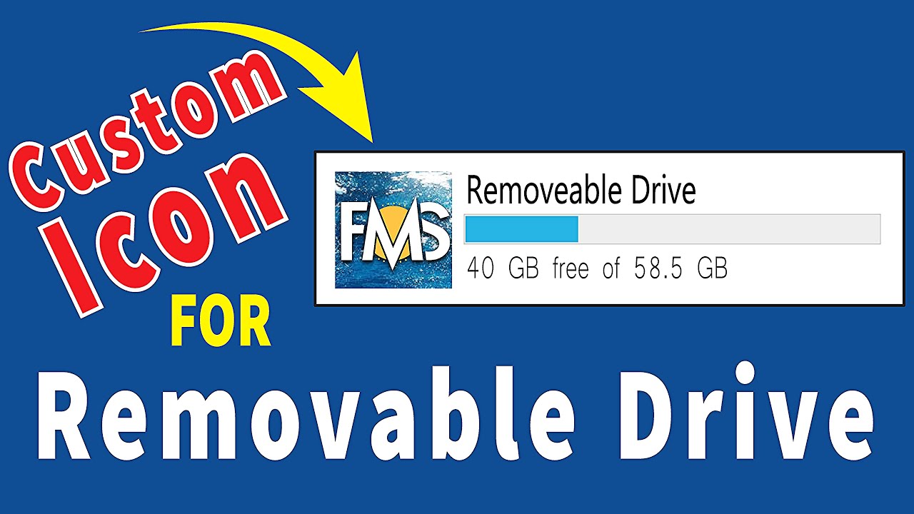 How to set your own icon or symbol for a USB Flash Drive