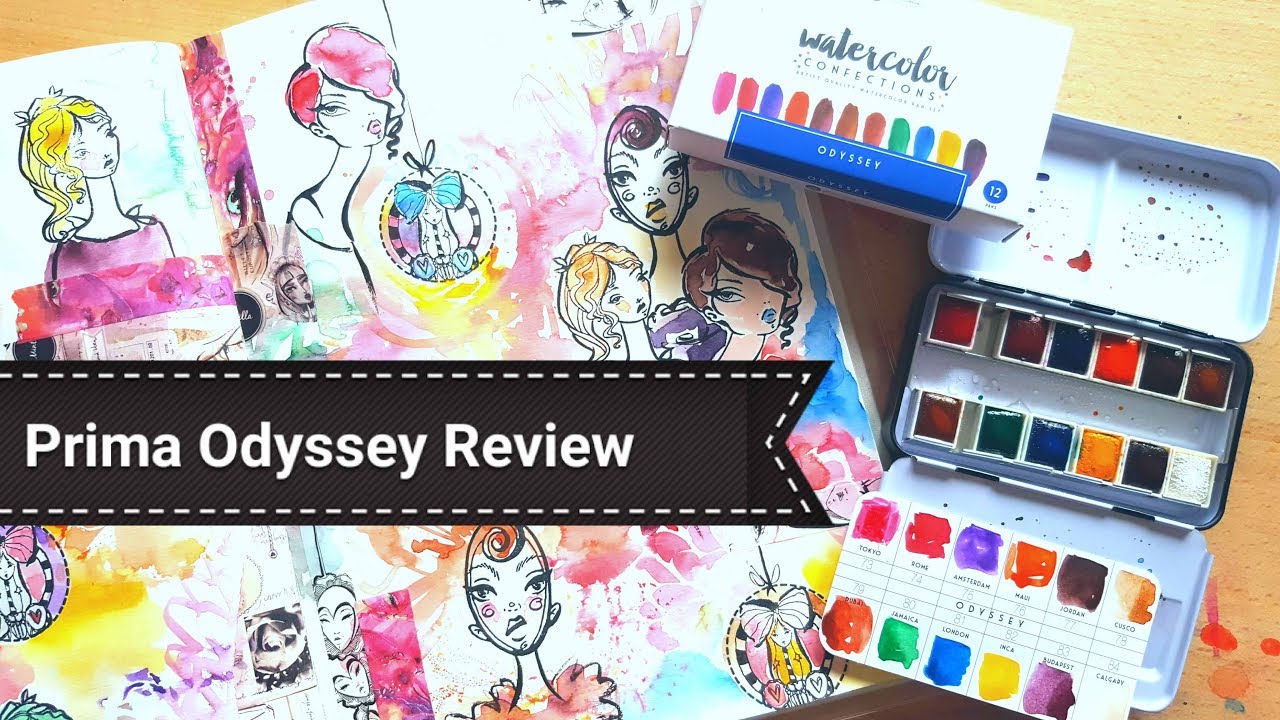 Small Haul- Prima Odyssey Watercolours Review