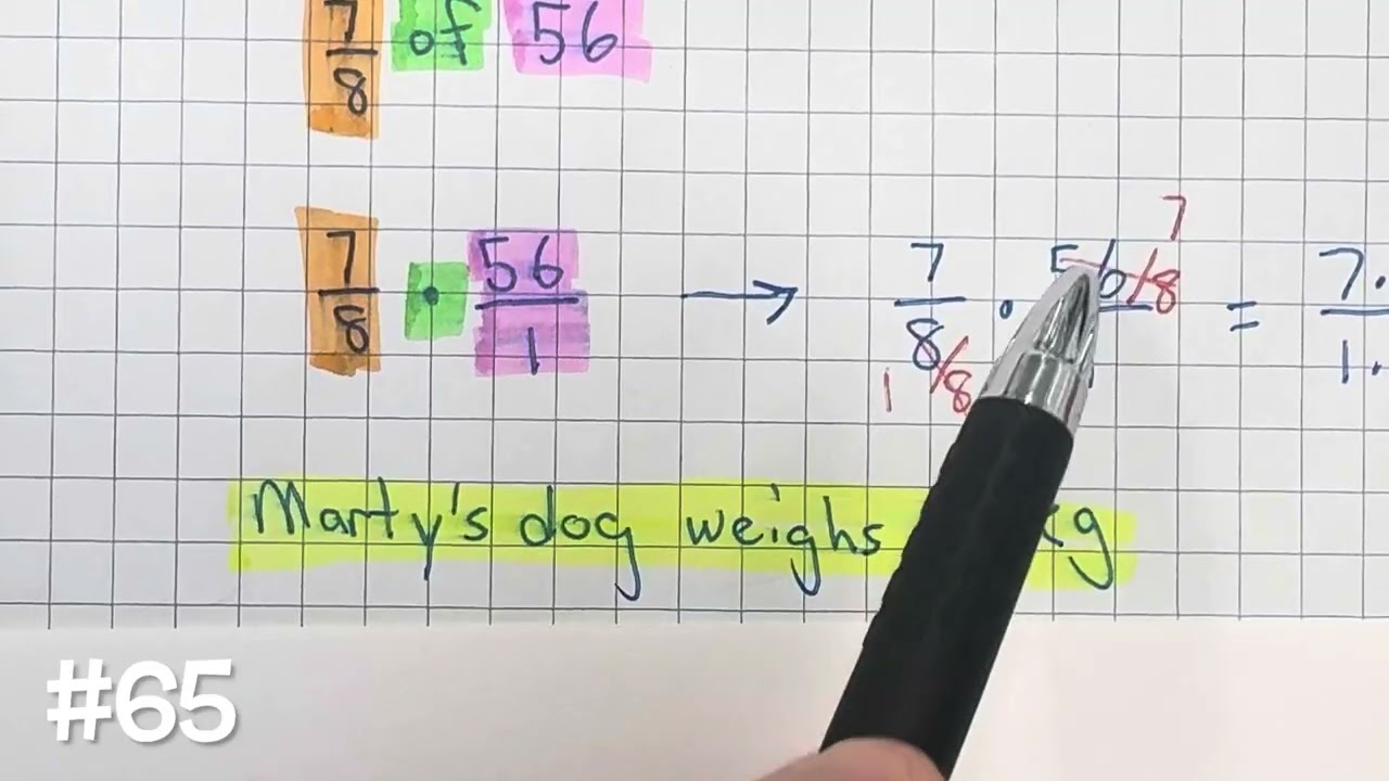 6th Grade End of the Year Review Problems 57 through 69