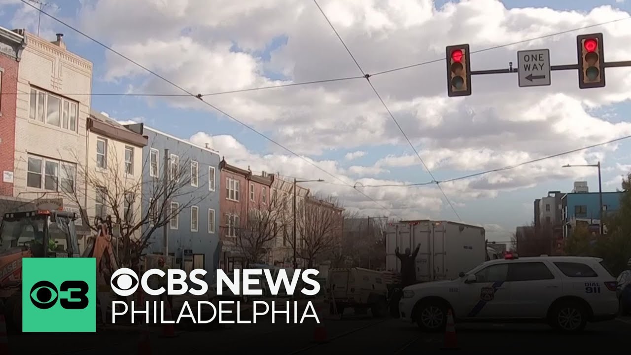 Water main break caused Girard Avenue to close for hours in Philadelphia
