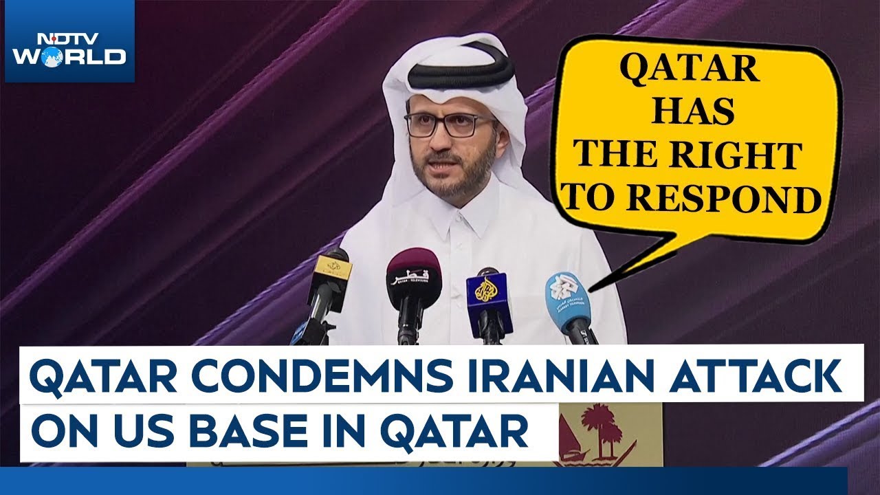 Iran Attacks Qatar US Base | Qatar Issues Warning For Iran, Says It Has The Right To Respond
