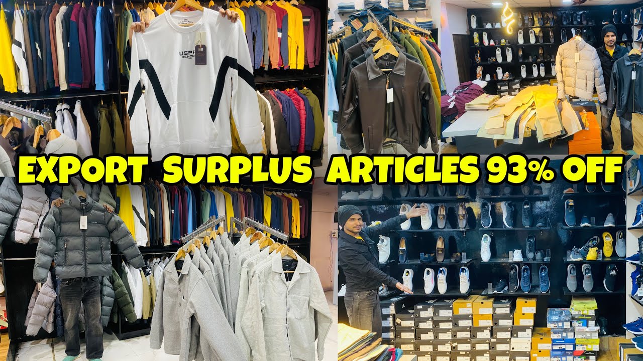 100% Original Store Articles 😍 | Branded Export Surplus Garments 🤑 | Upto 94% Off All Big Brands 😱
