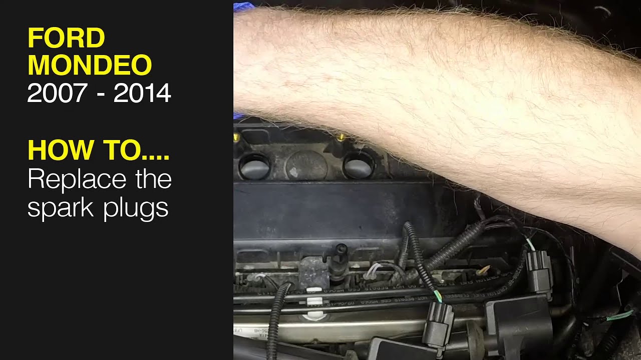 How to Replace the spark plugs on a Ford Mondeo 2007 to 2014