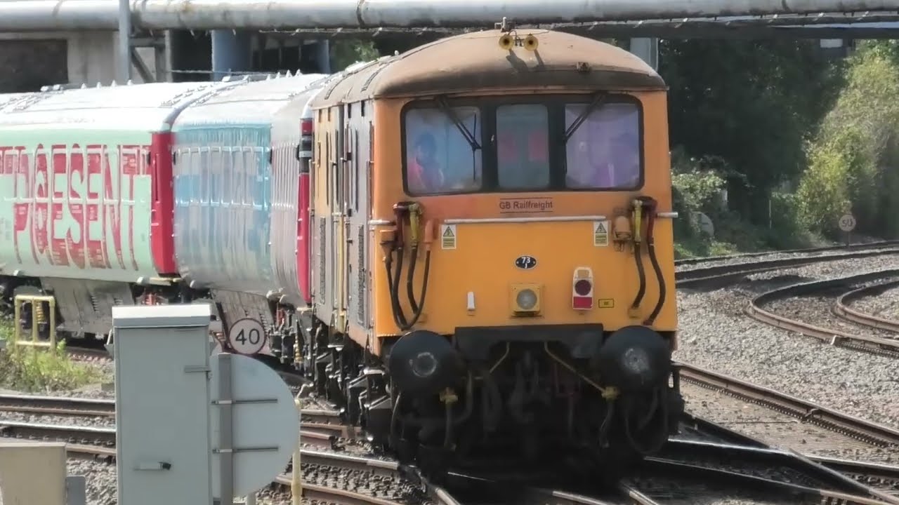 Class 73's & Inspiration Train CONVOY! Departing Litchurch Lane Derby on Wed 6th Aug 2025