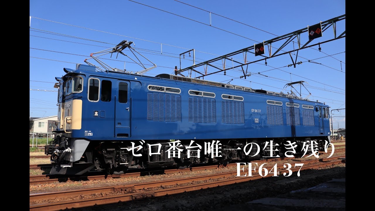 ザンナナ 迫力の起動～ブロワー音 EF64 37 [FHD60fps]