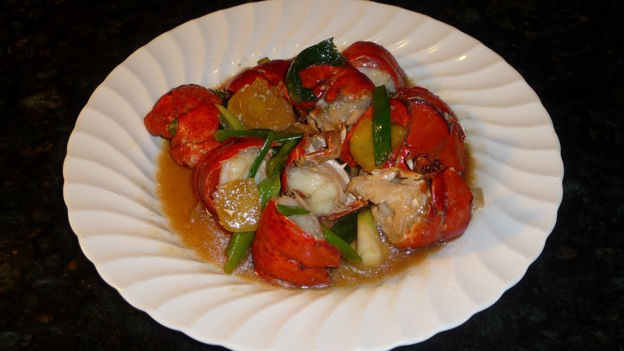 姜葱龙虾尾, Lobster Tail