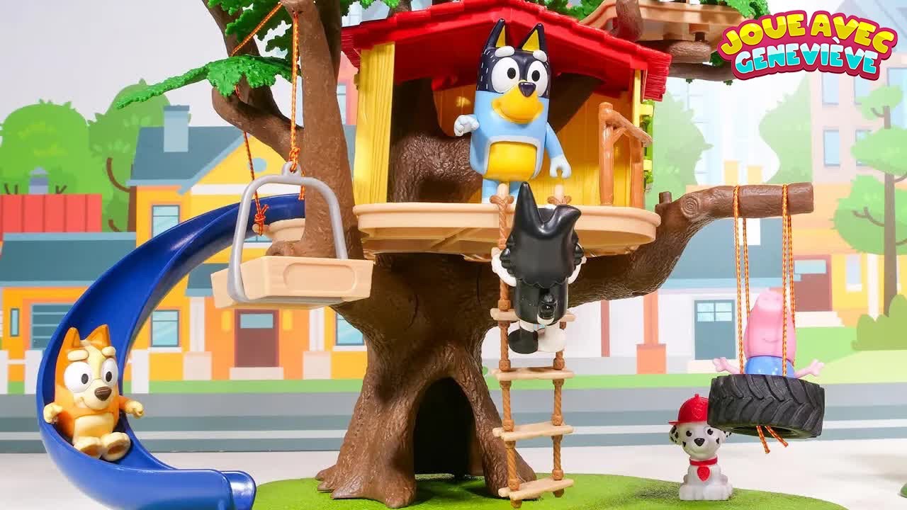 Bluey et ses amis construisent un terrain de jeu communautaire !
