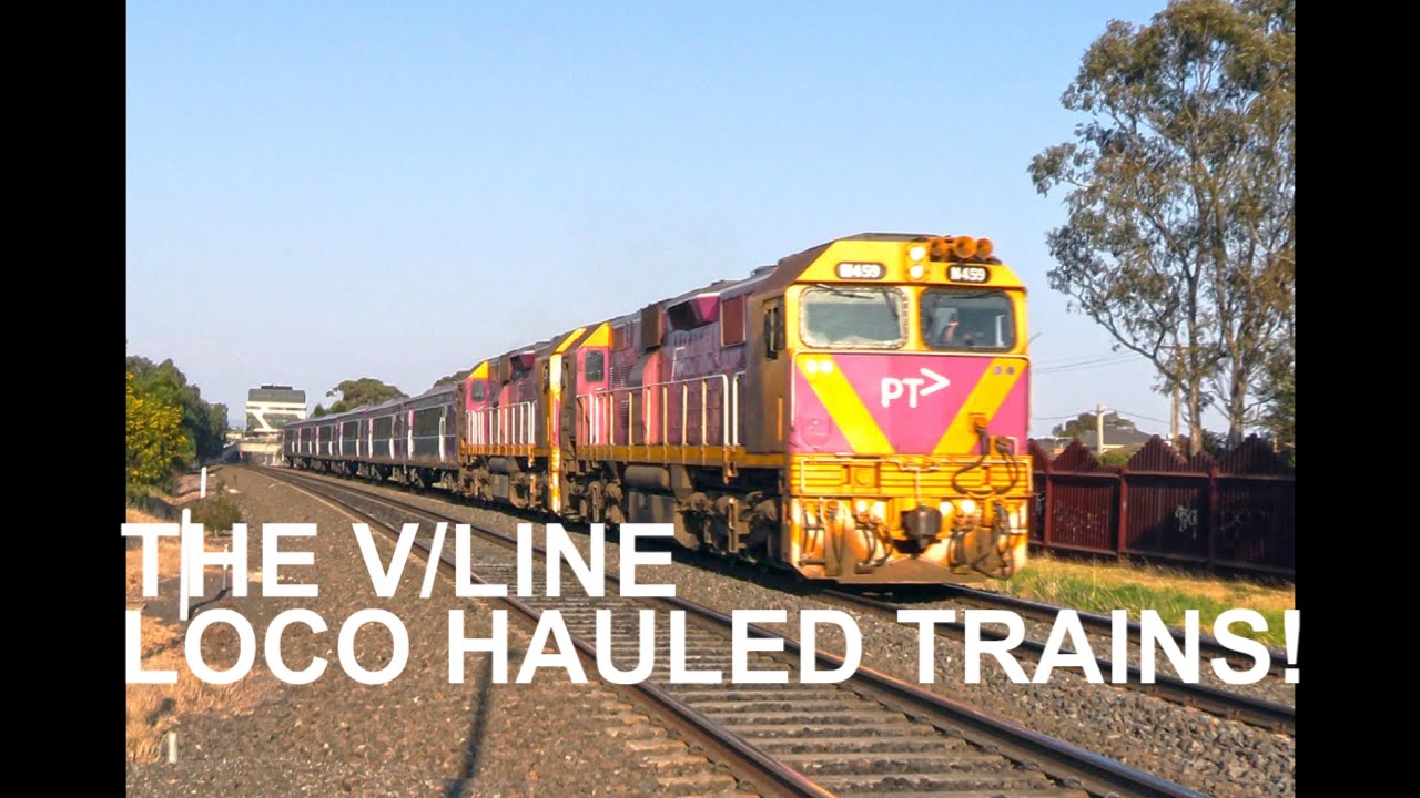 THE LAST OF THE LOCO HAULED V/Line Passenger Trains.