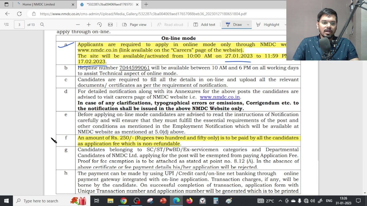 NMDC recruitment 2023| WITHOUT GATE 🔥 | CTC : 60,000/Month | Permanent Job | Latest Job Updates 2023